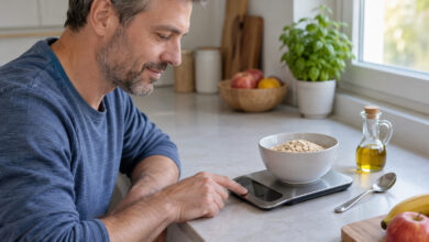 Eine Küchenwaage für Portionen und Rezepte auswählen [Bildinhalt mit KI erstellt]