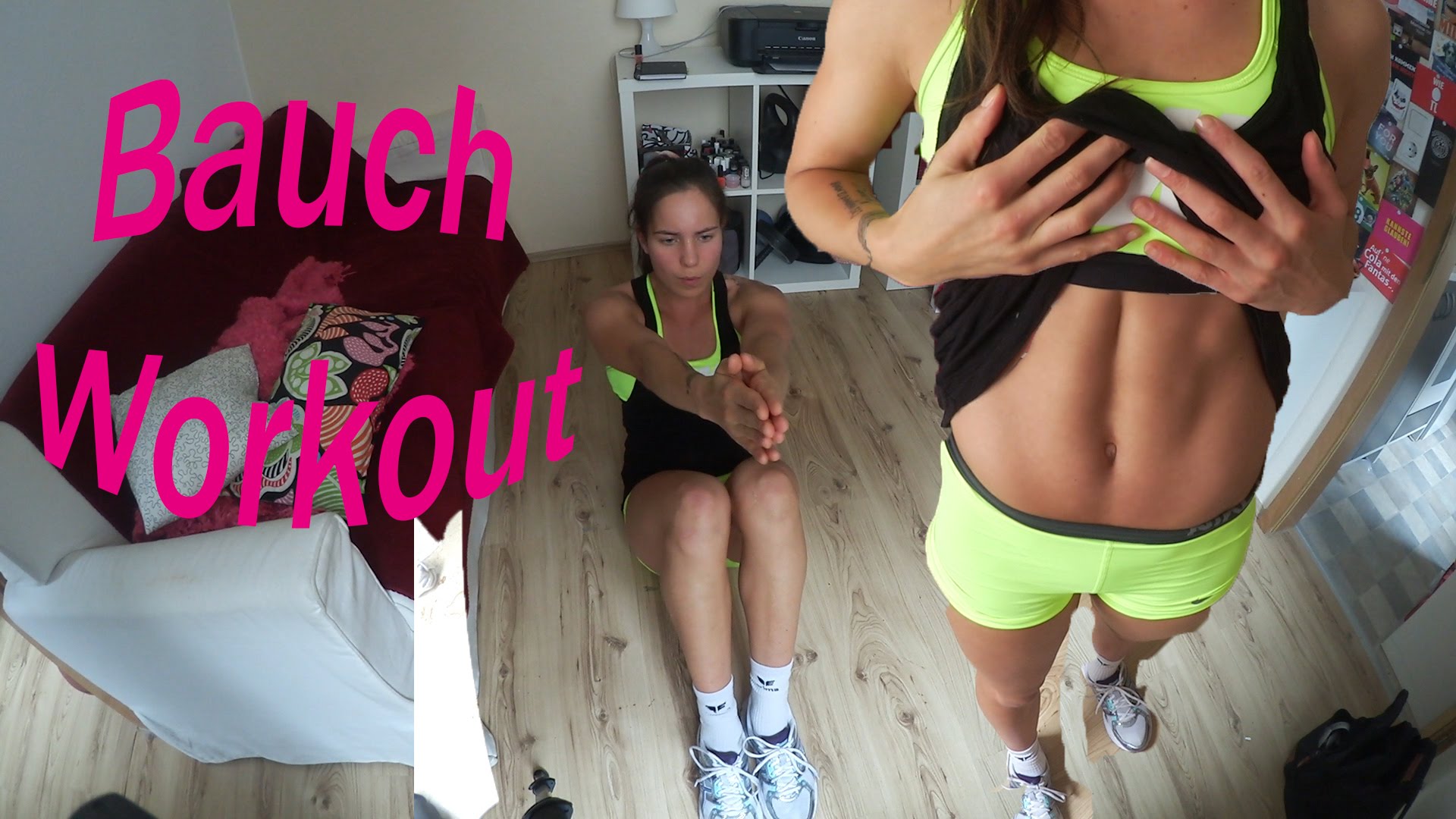 Flacher Bauch Übungen – 3 Workouts + Video