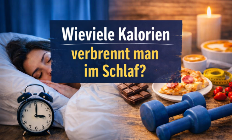 Wieviele Kalorien verbrennt man im Schlaf